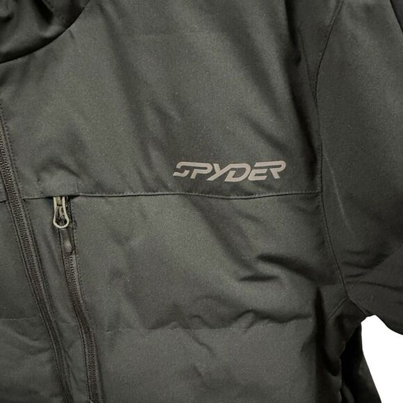 New Spyder Black Bromont Puffer Jacket M - Picture 4 of 11